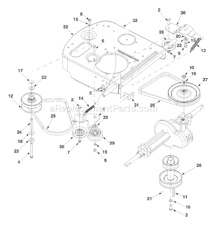 Page C Diagram and Parts List for 13B-325-401 2002 Yard Man Lawn Tractor